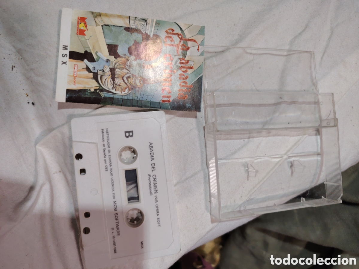 Videojuegos y consolas: La abad&iacute;a del crimen msx