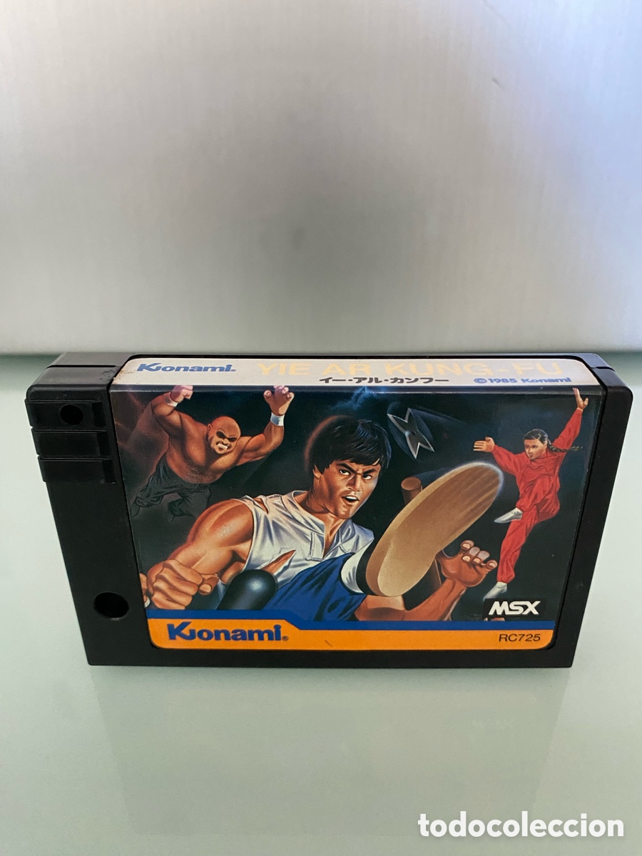 Videojogos e Consolas: MSX - Yie Ar Kung-Fu KONAMI RC 725 - Cartucho ROM Verificado y funcionando perfectamente MSX2 Kungfu