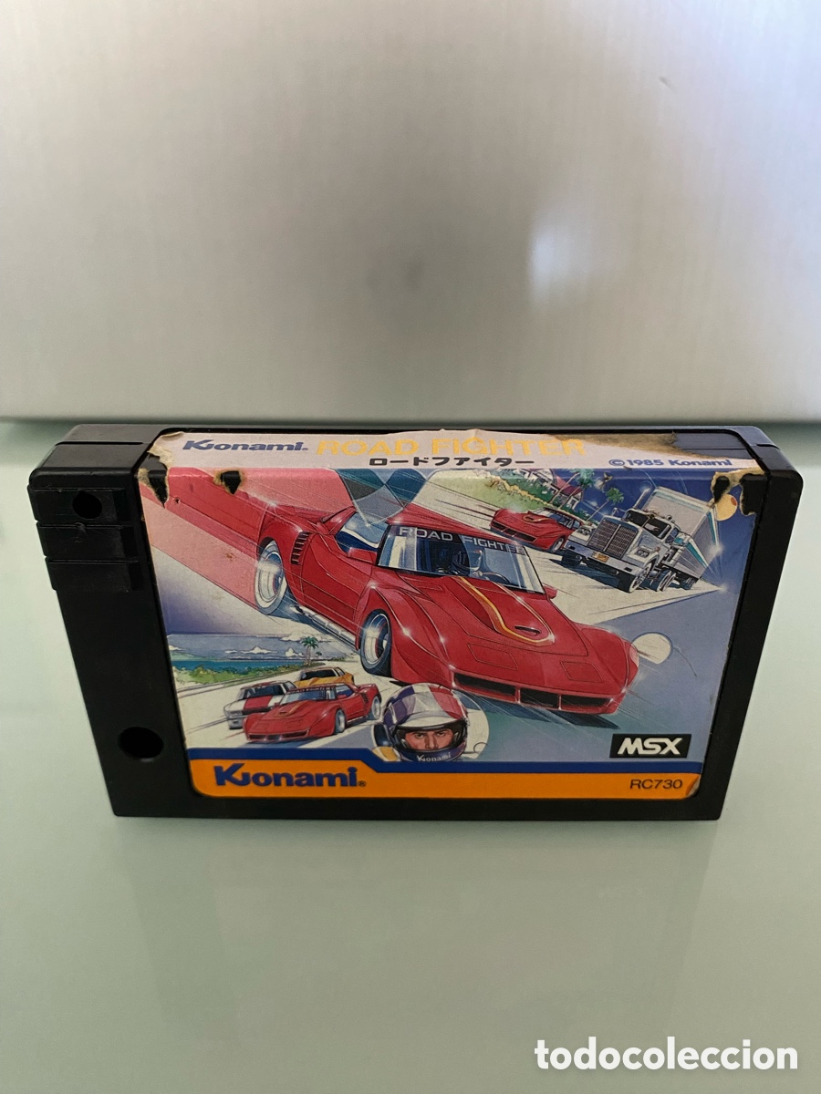 Videojuegos y consolas: MSX - Road Fighter KONAMI RC 730 - Cartucho ROM Verificado y funcionando perfectamente MSX2 RACE