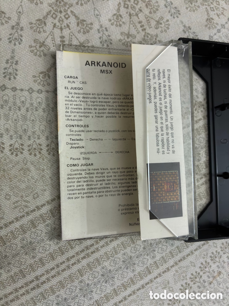 Videojuegos y consolas: Arkanoid - MSX (Cinta de cassette / Edici&oacute;n Erbe Software) - Foto 4