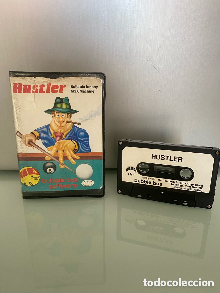 Videojuegos y consolas: MSX - Billar americano hustler para MSX