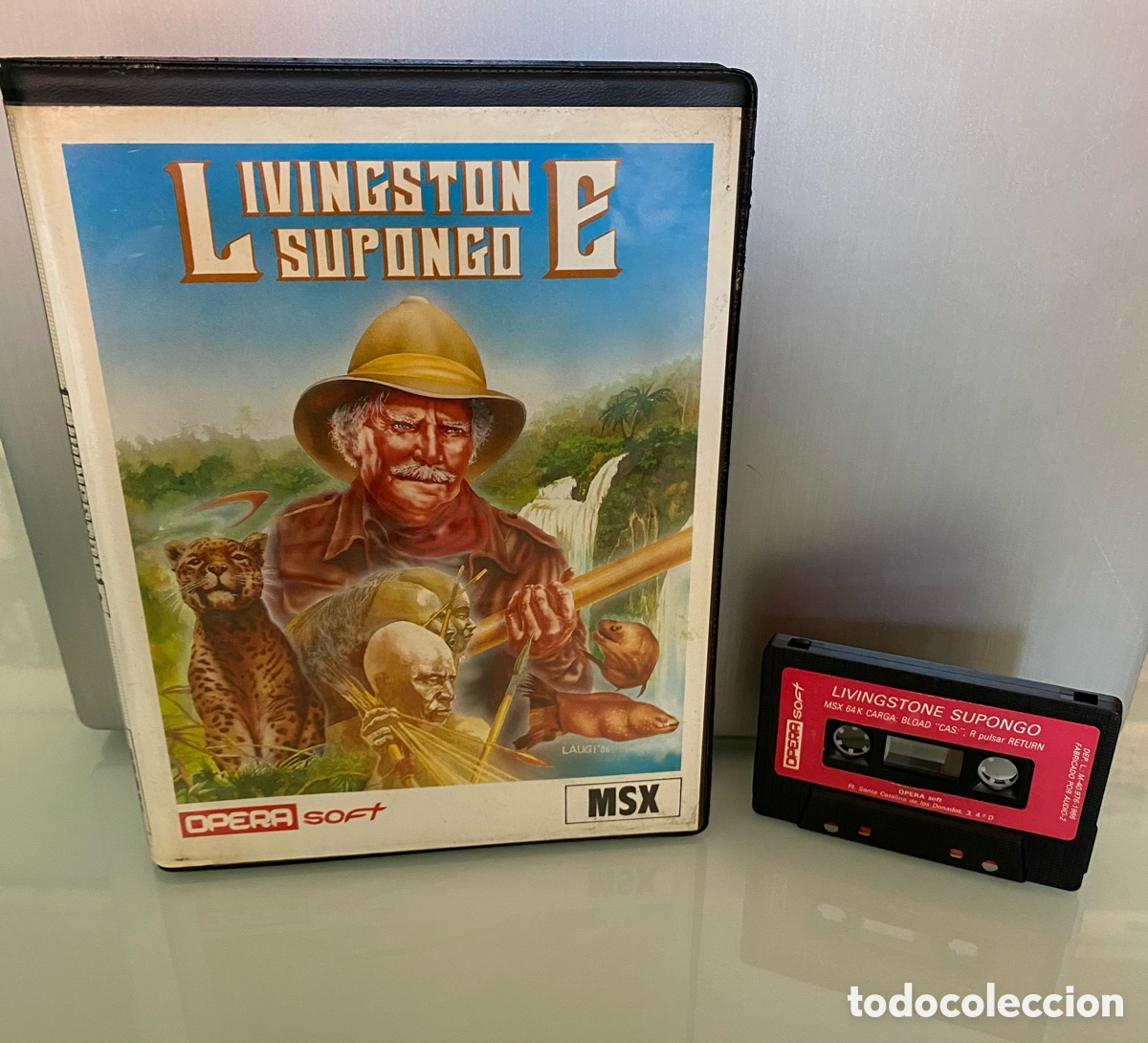 Video Games and Consoles: MSX - livingstone supongo (Estuche XXL) Opera Soft - cosanostra
