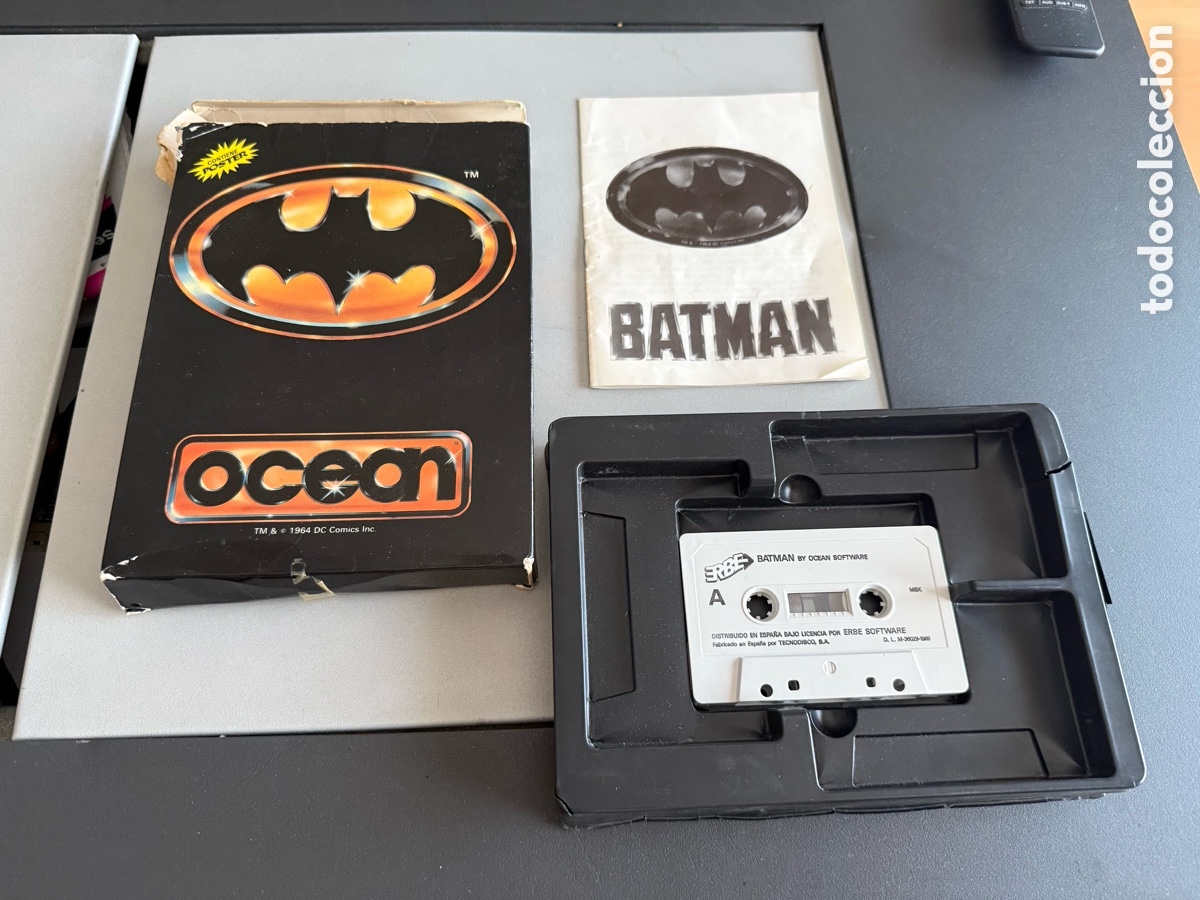 Videojuegos y consolas: MSX. BATMAN. OCEAN /////