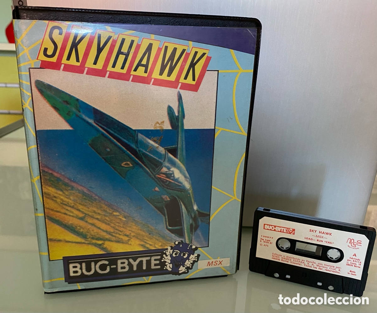 Video Games and Consoles: MSX - Skyhawk (ESTUCHE XXL) - Mind Games Espa&ntilde;a [Bug Byte software] Sky Hawk
