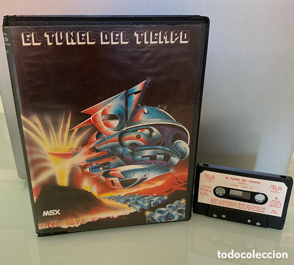 Video Games and Consoles: MSX - El Tunel del Tiempo (ESTUCHE XXL) - Mind Games Espa&ntilde;a [COMPLETO instrucciones contra portada]