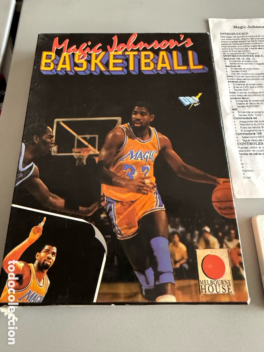 Videojuegos y consolas: MSX. MAGIC JOHNSON&rsquo;S. BASKETBALL - Foto 2
