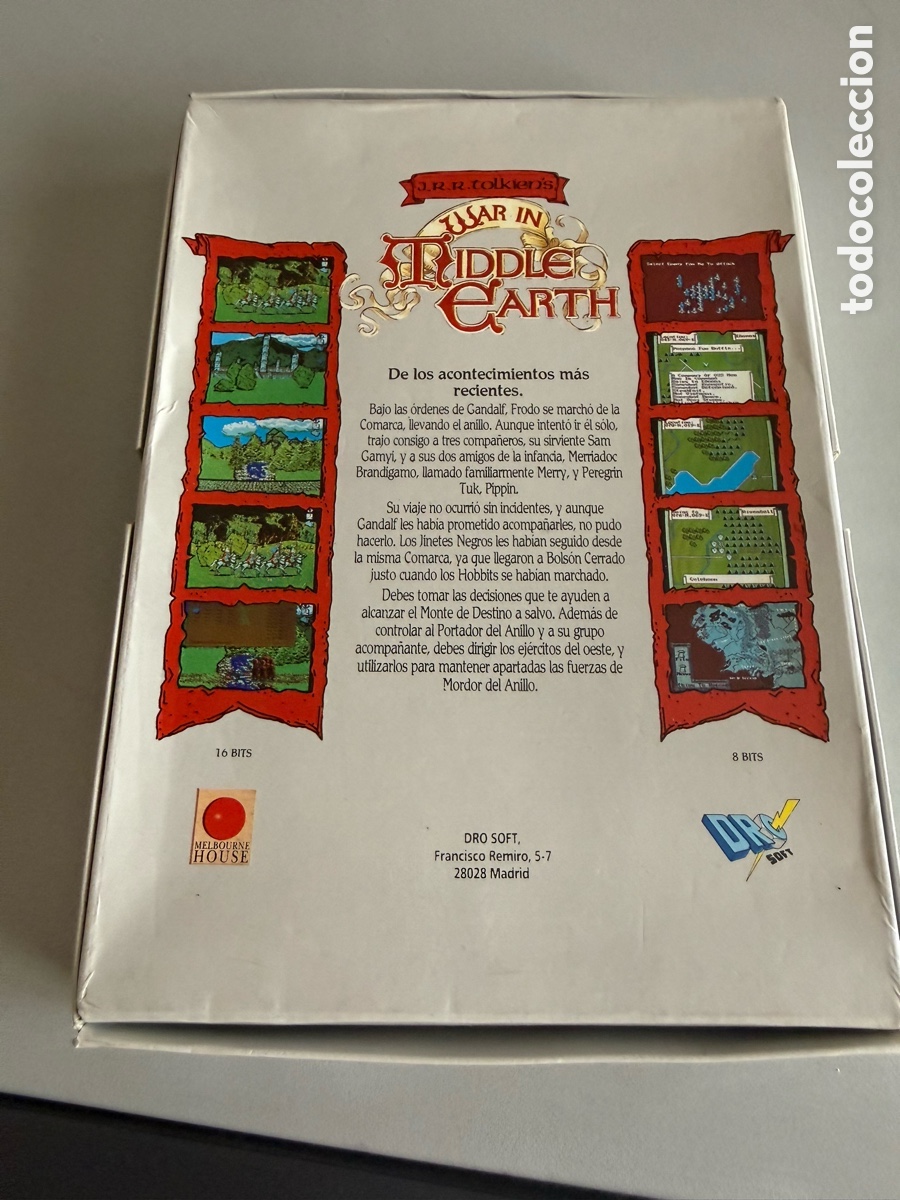 Videojuegos y consolas: MSX. WAR IN MIDDLE EARTH. JRR TOLKIEN - Foto 3