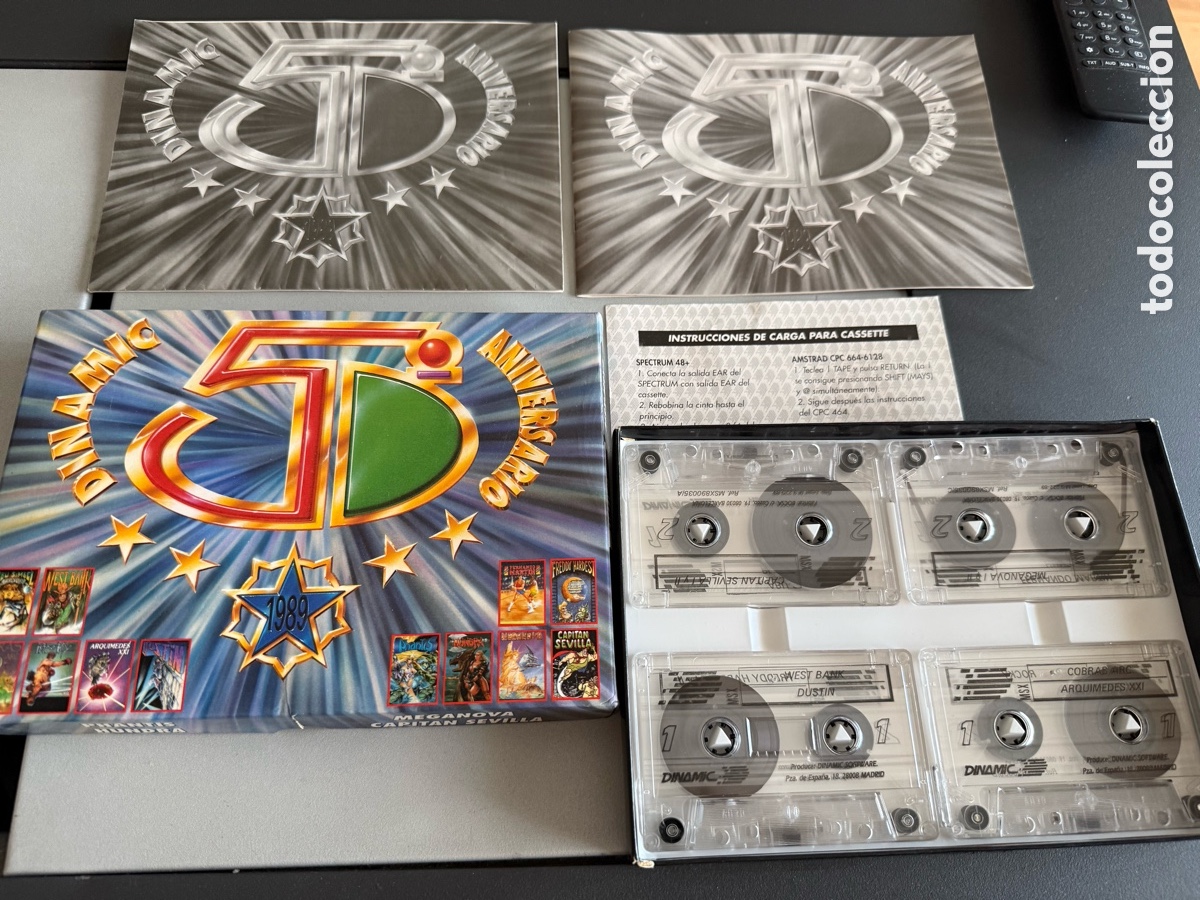 Videojuegos y consolas: MSX. DINAMIC. 50 ANIVERSARIO. 4 Cassettes. MSX-MSX 2