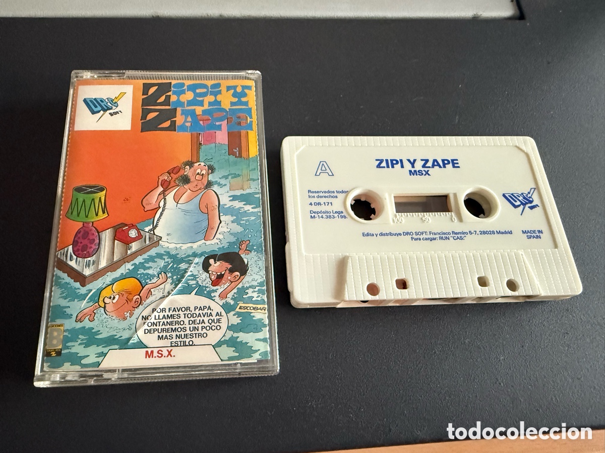 Videojuegos y consolas: MSX. ZIPI Y ZAPE ///
