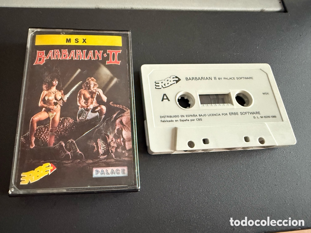 Videojuegos y consolas: MSX. BARBAR&Iacute;AN II. /////