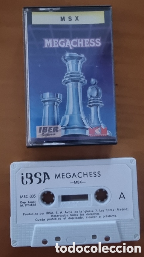 Videojuegos y consolas: Megachess MSX casete original buen estado ved fotos