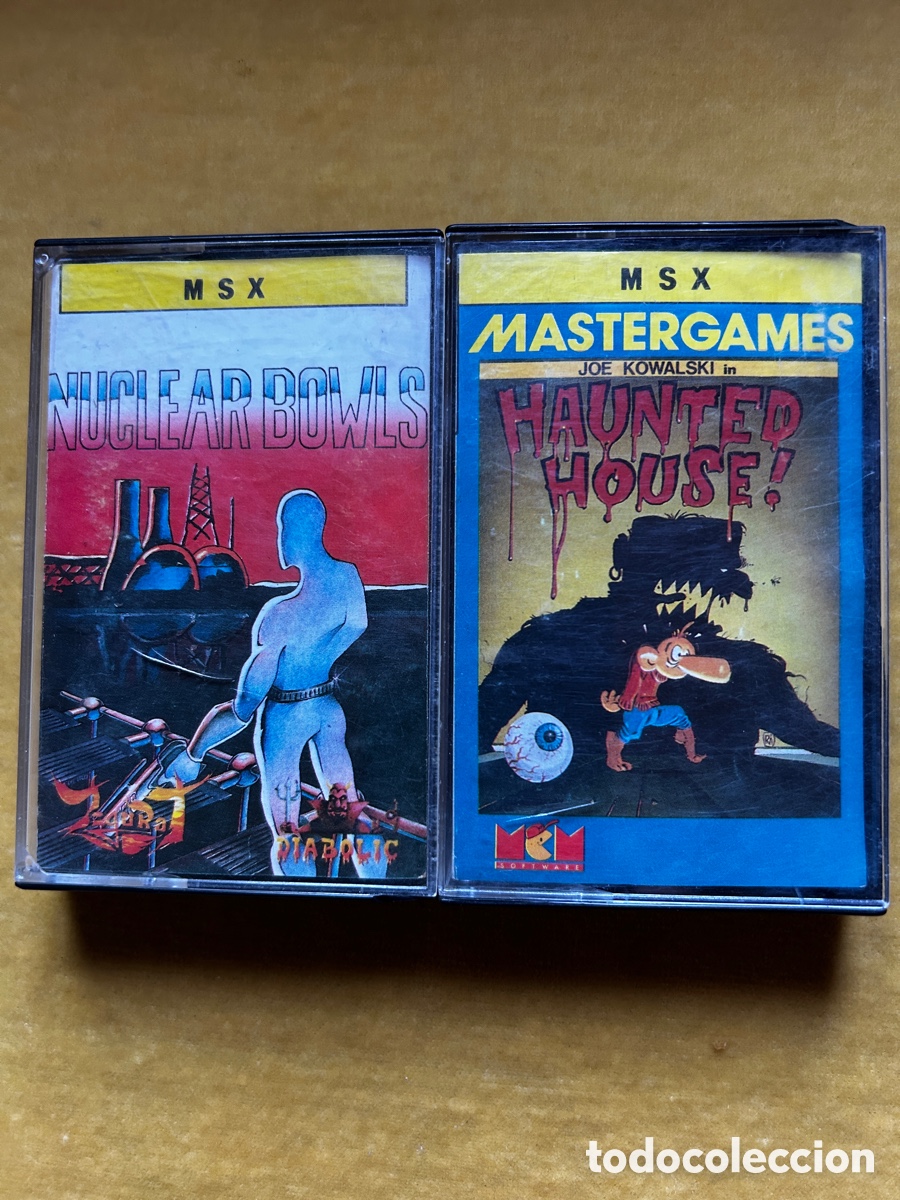 Videojuegos y consolas: Msx NuclearBowls + HauntedHouse