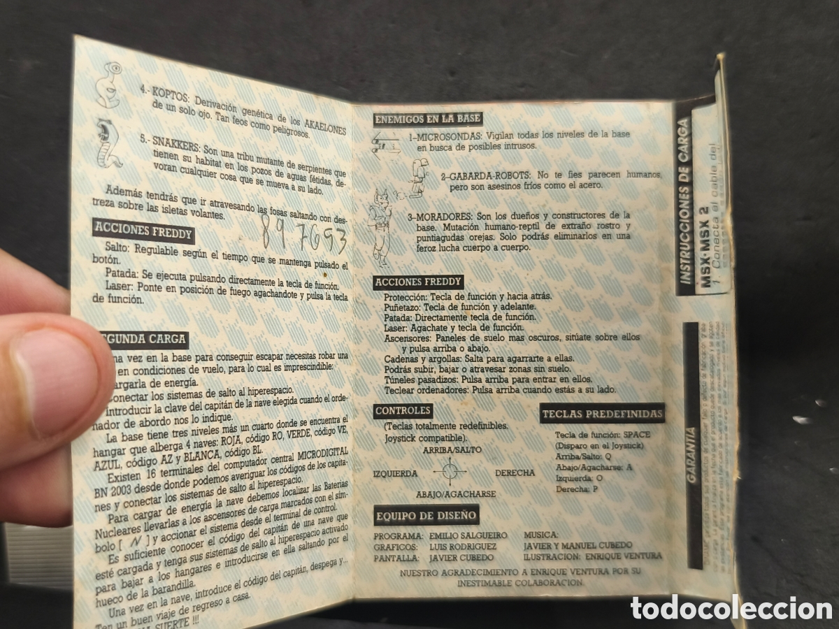 Videojuegos y consolas: MSX Freddy Hardest, dinamic - Foto 3