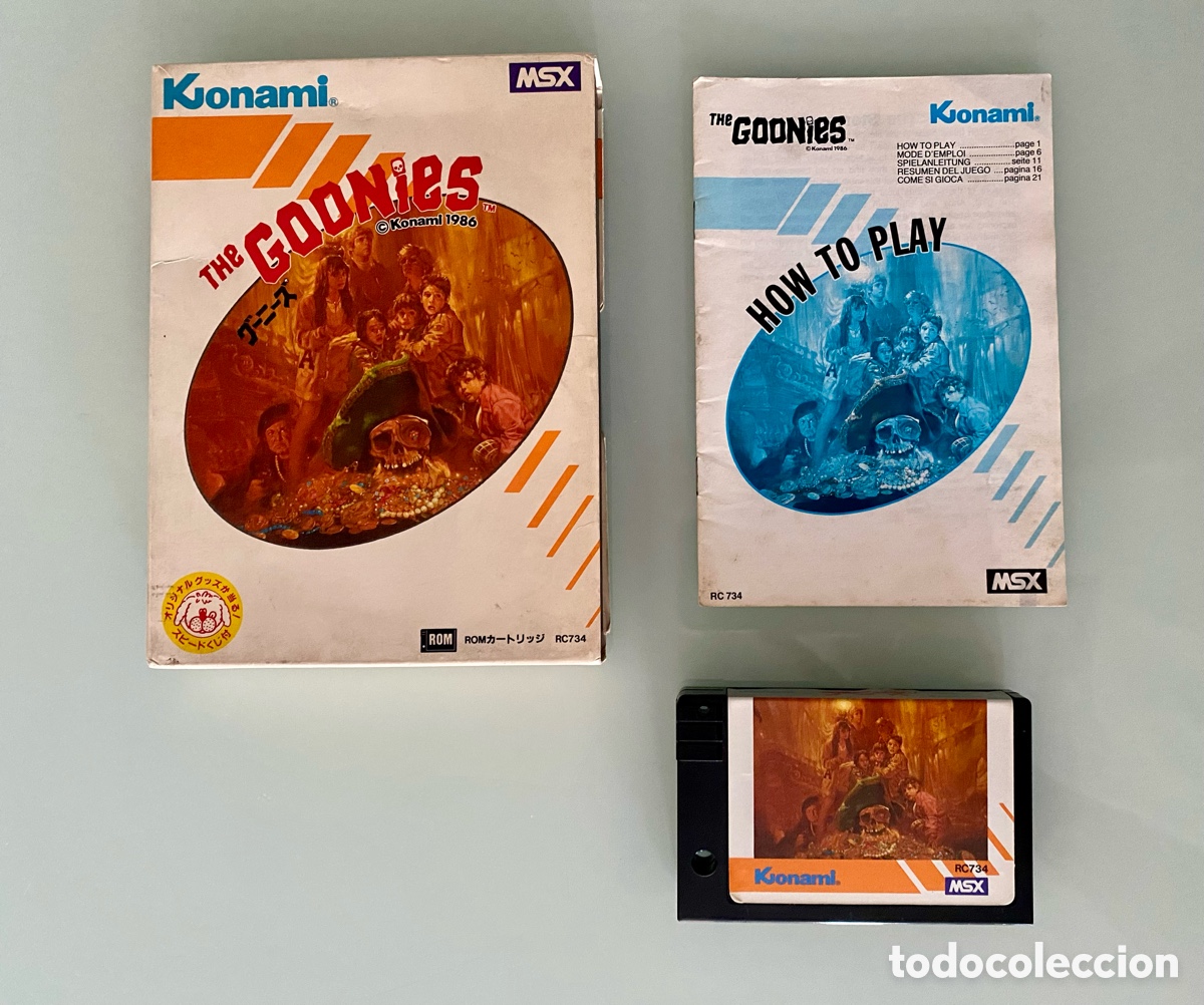 Videojuegos y consolas: MSX - The Goonies (KONAMI) - Verificado y funcionando perfectamente