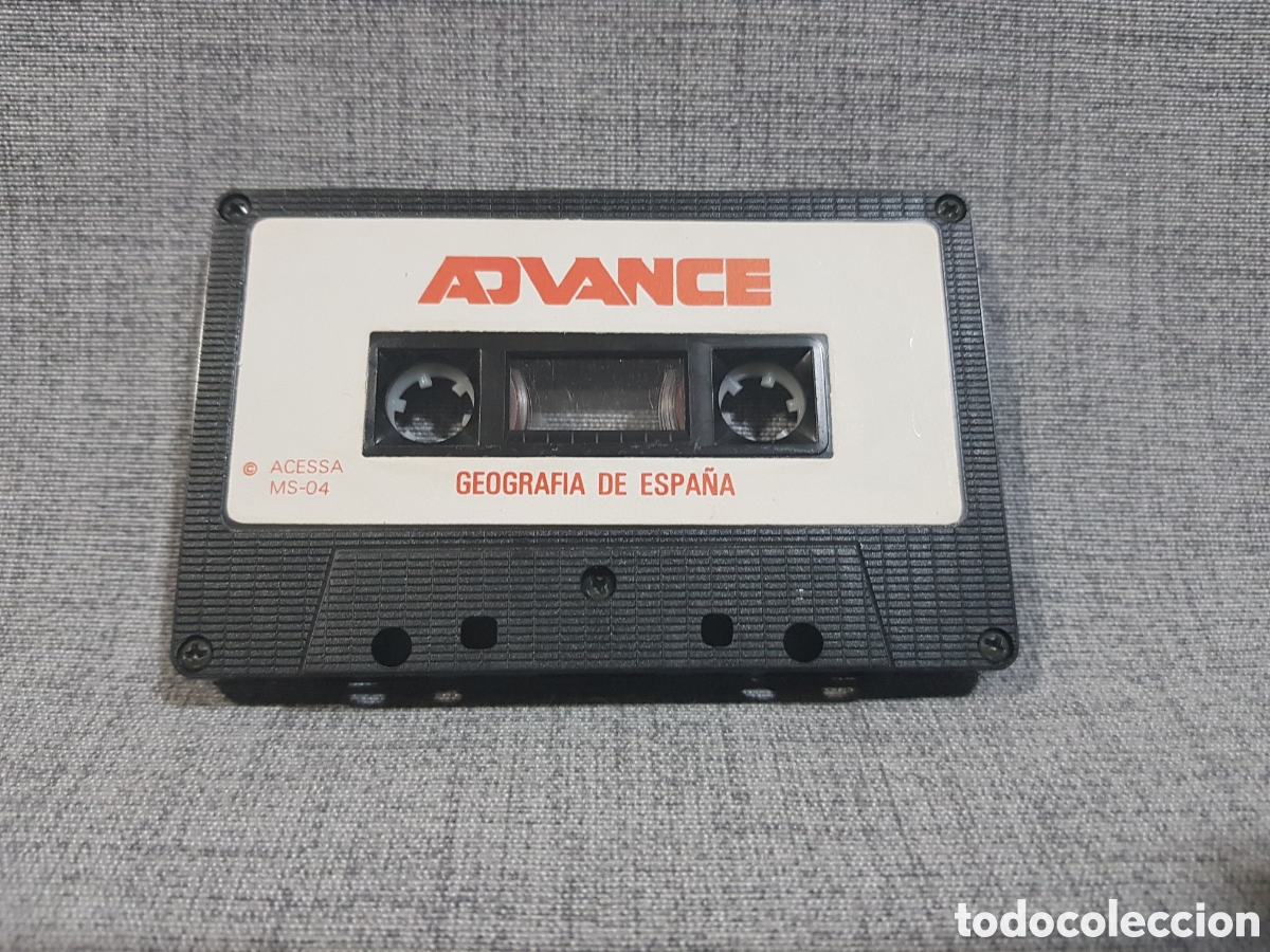 Videojuegos y consolas: MSX ADVANCE GEOGRAF&Iacute;A DE ESPA&Ntilde;A. SOLO CINTA CASSETTE