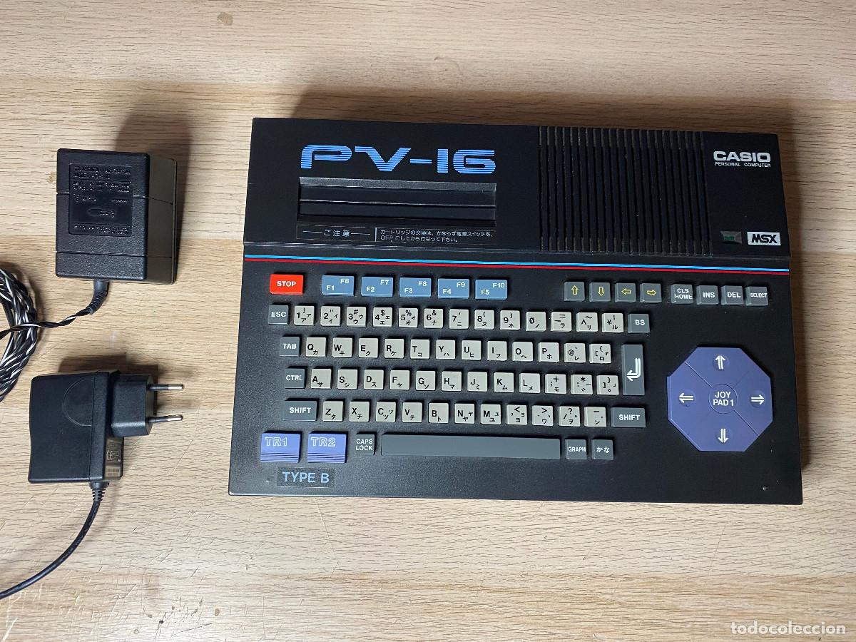 Videojuegos y consolas: MSX - Casio PV-16 MSX con 2 alimentadores (Leer)
