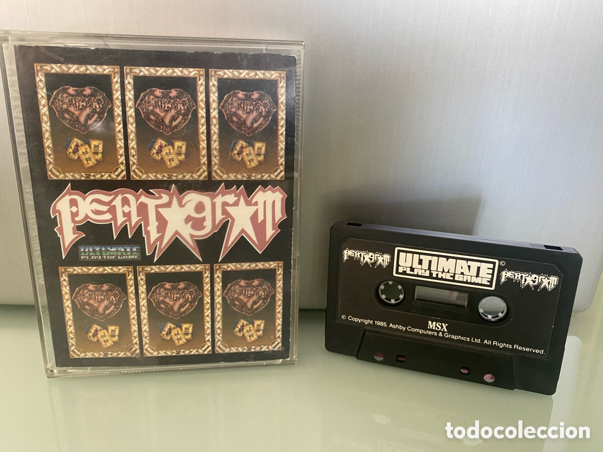 Videojuegos y consolas: MSX - Pentagram ( A.C.G.) - Edici&oacute;n UK en Caja Doble jewel case - MSX2 - Ultimate Play The Game Rare