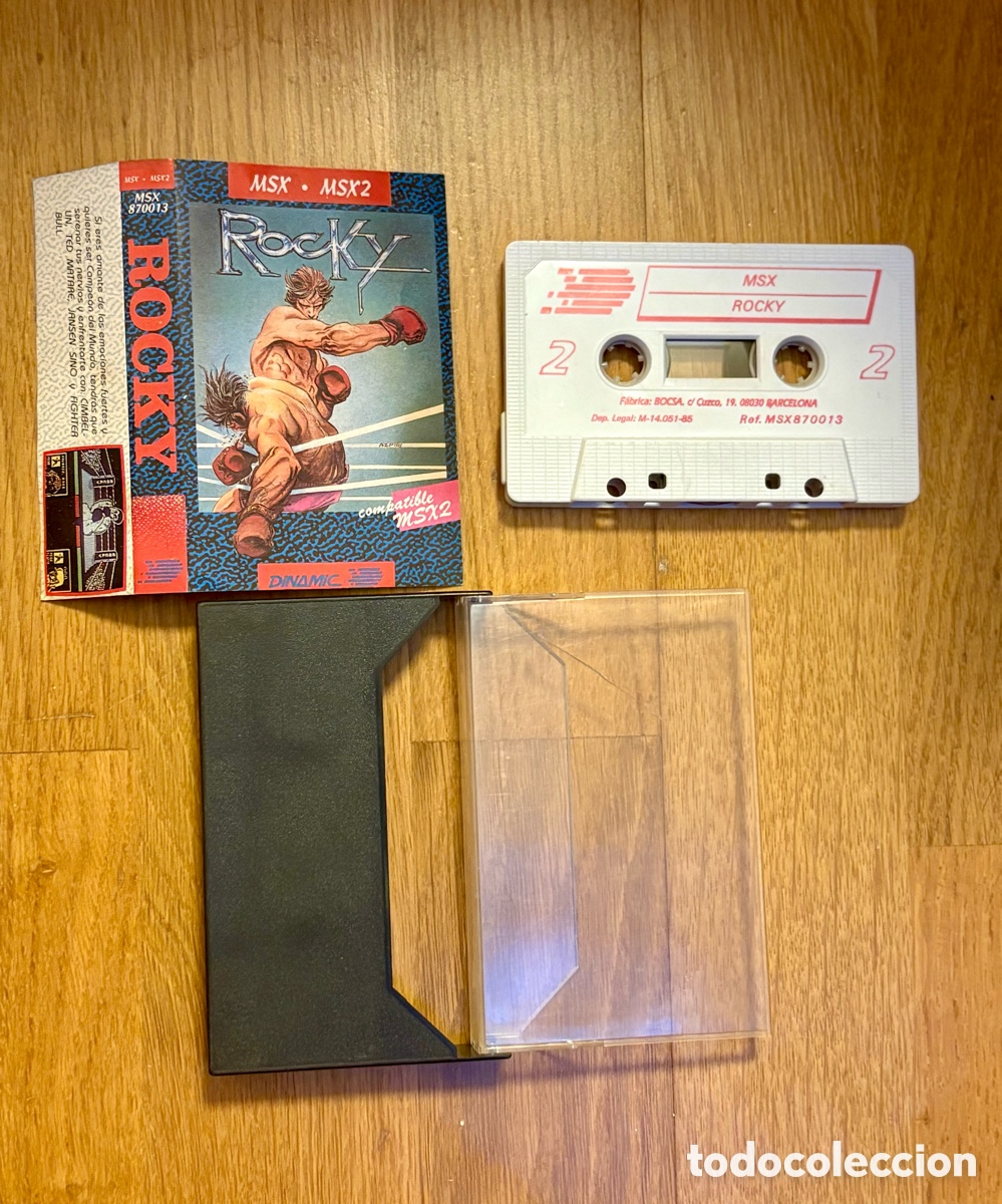 Videojuegos y consolas: Rocky MSX / MSX2 - Dinamic (1985) | Edici&oacute;n Original en Cassette