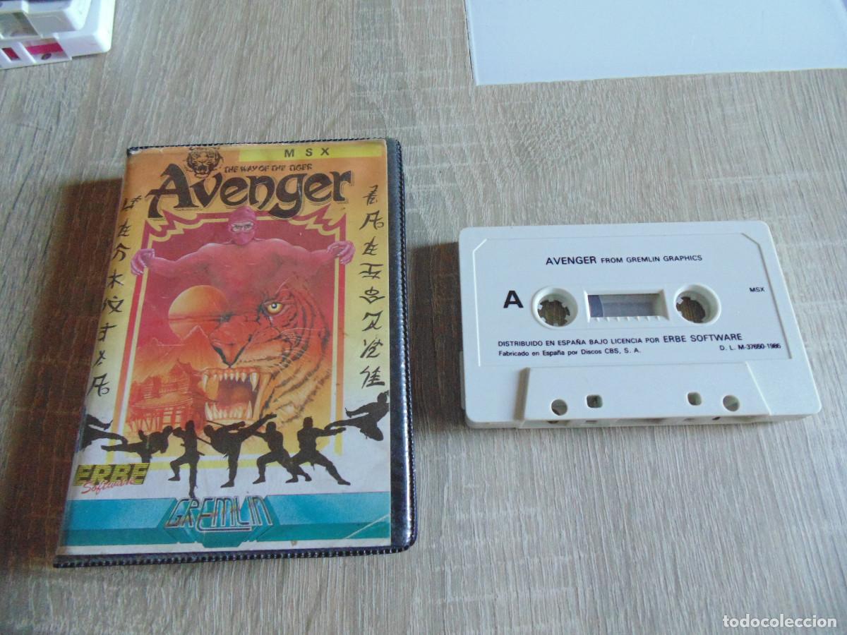 Videojuegos y consolas: Juego MSX. Avenger. Gremlin / ERBE.