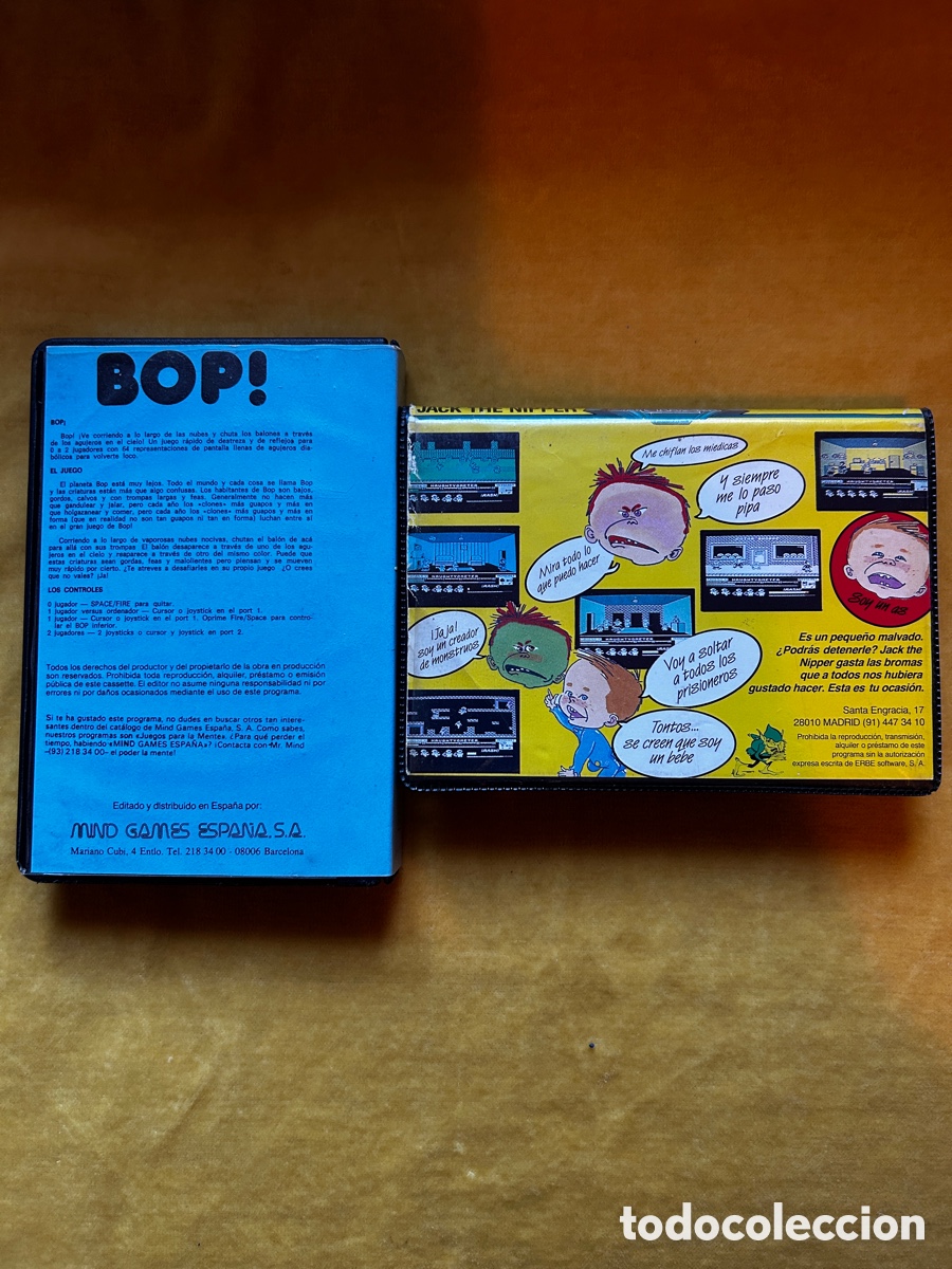 Videojuegos y consolas: Msx Bop! + Jack The Nipper - Foto 2