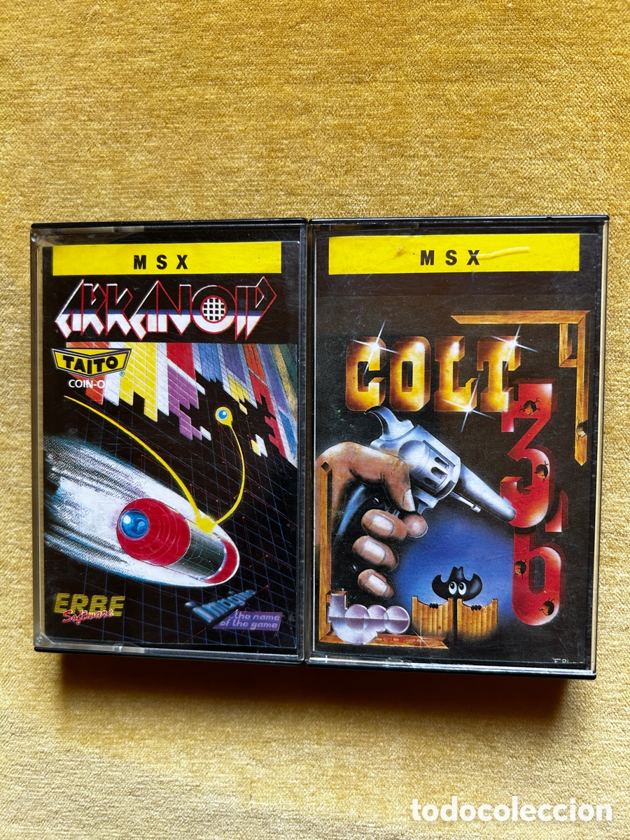 Videojuegos y consolas: Msx Arkanoid + Colt 36