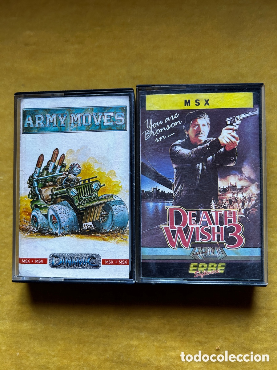 Videojuegos y consolas: Msx Army Moves + Death Wish3