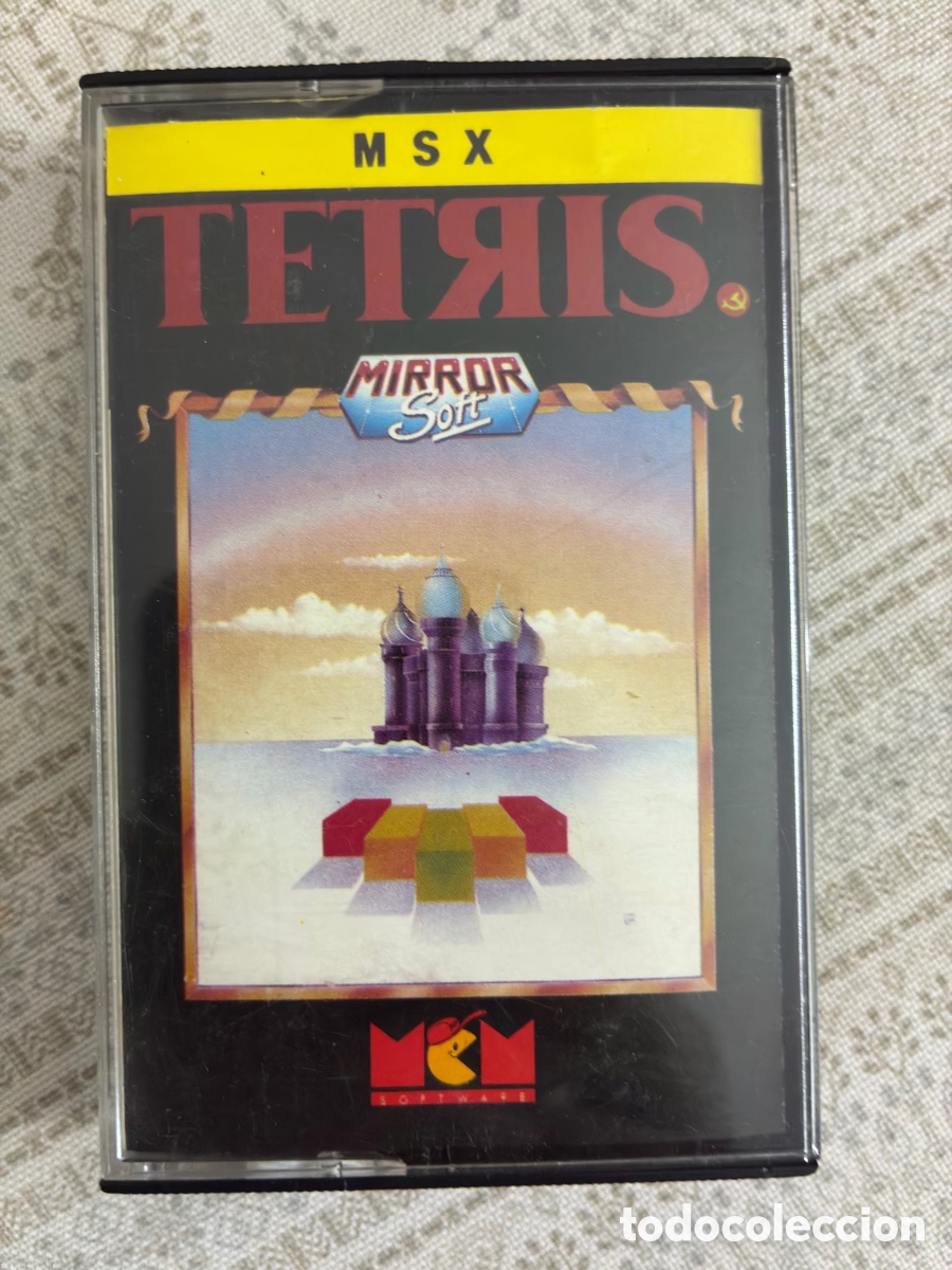 Videojuegos y consolas: Juego MSX TETRIS - Mirrorsoft / MCM Software (1989 - Edici&oacute;n Espa&ntilde;ola Cintas CBS)