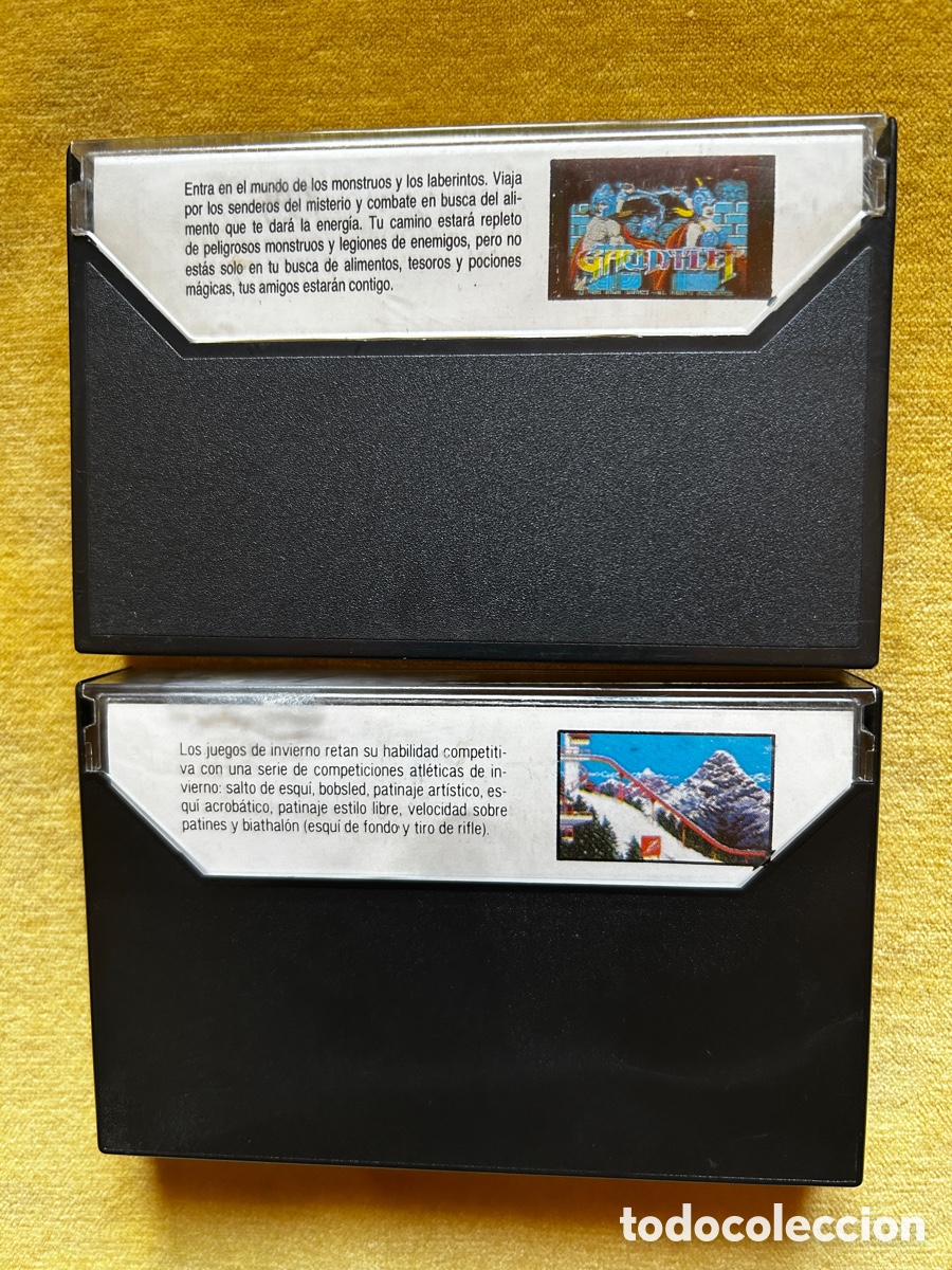 Videojuegos y consolas: Msx Gauntlet + Winter Games - Foto 2