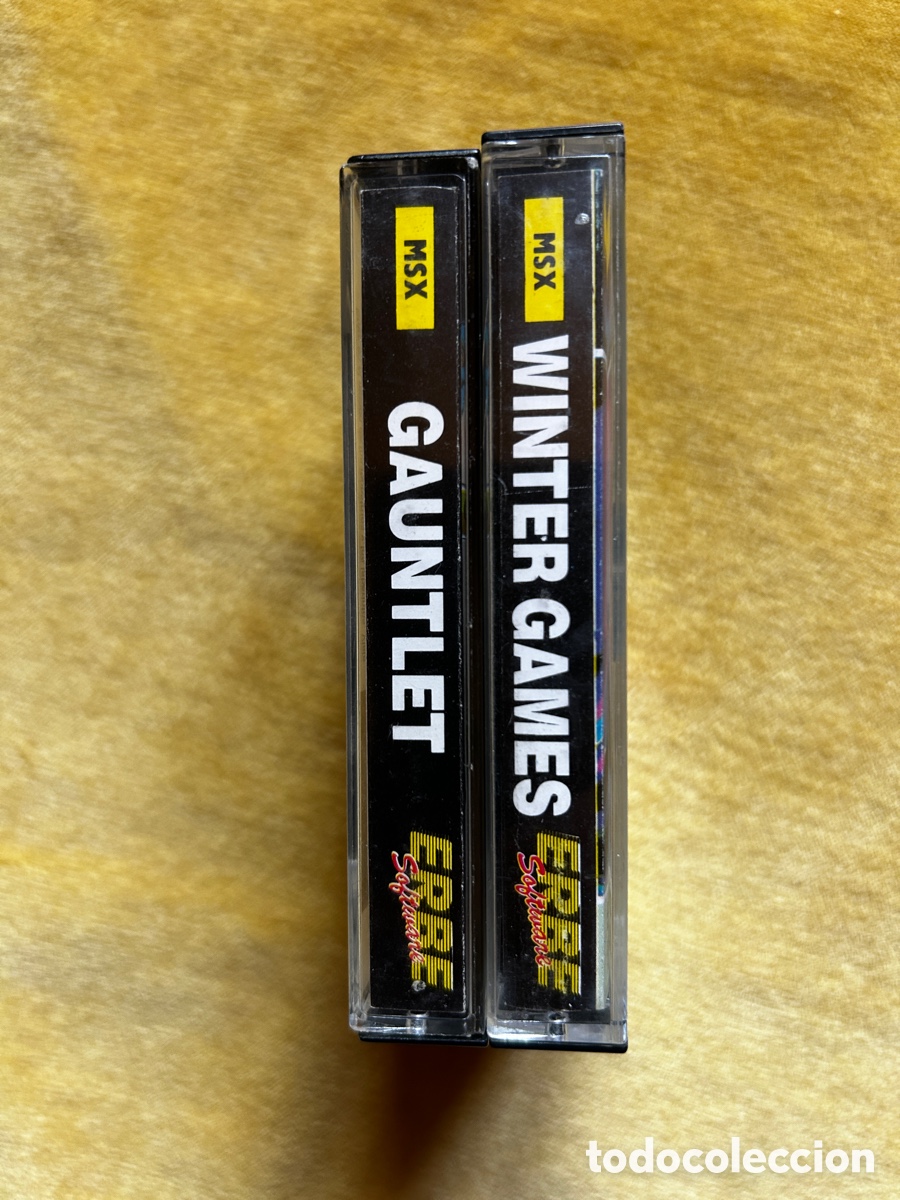 Videojuegos y consolas: Msx Gauntlet + Winter Games - Foto 3