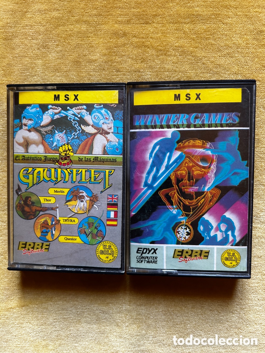 Videojuegos y consolas: Msx Gauntlet + Winter Games