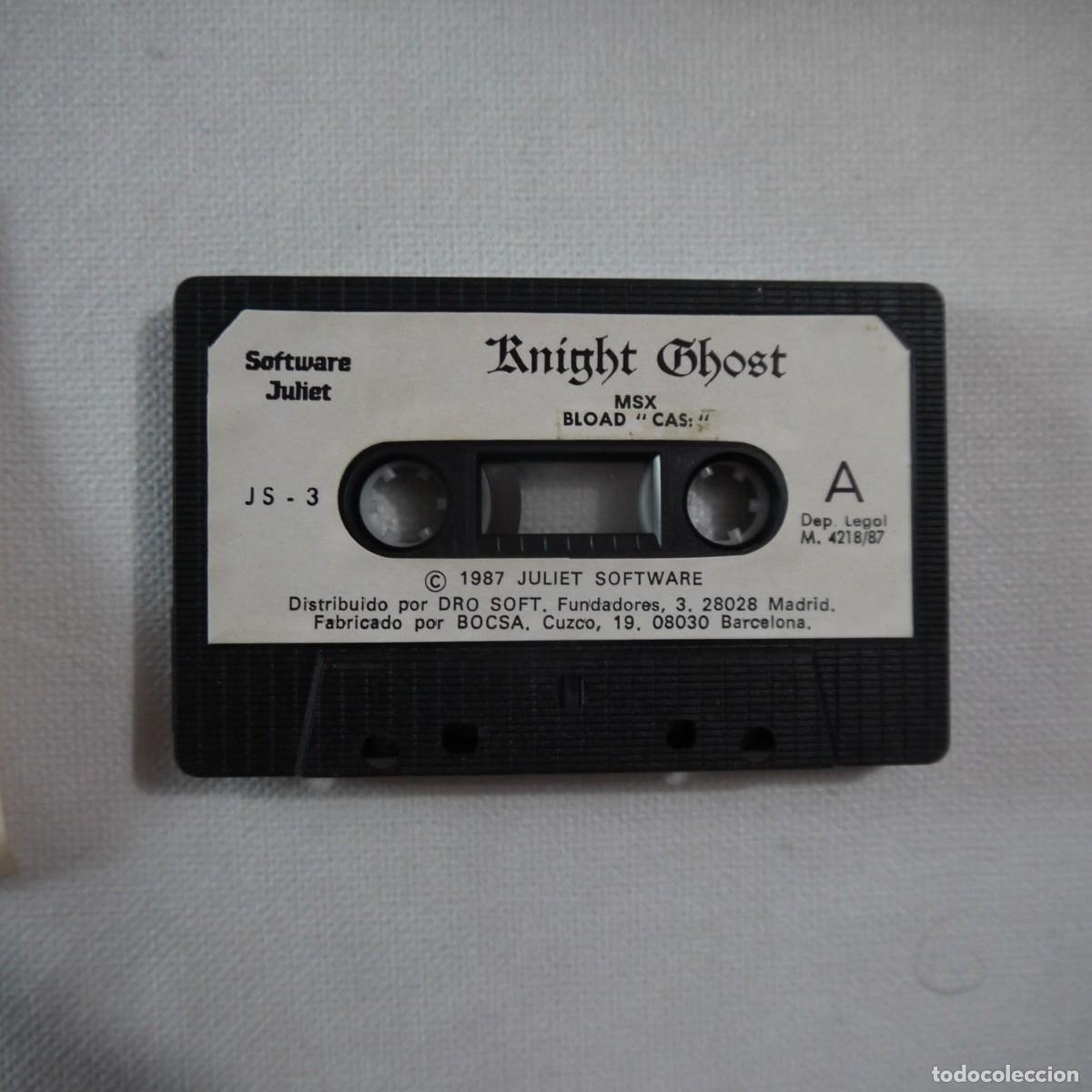 Videojuegos y consolas: JUEGO MSX KNIGHT GHOST DE JULIET SOFTWARE - 1987 - Foto 4