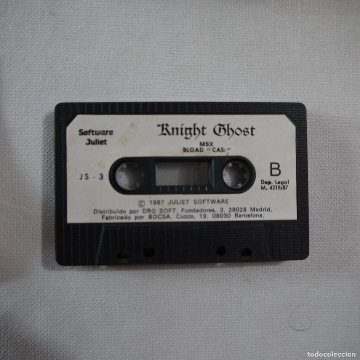 Videojuegos y consolas: JUEGO MSX KNIGHT GHOST DE JULIET SOFTWARE - 1987 - Foto 5