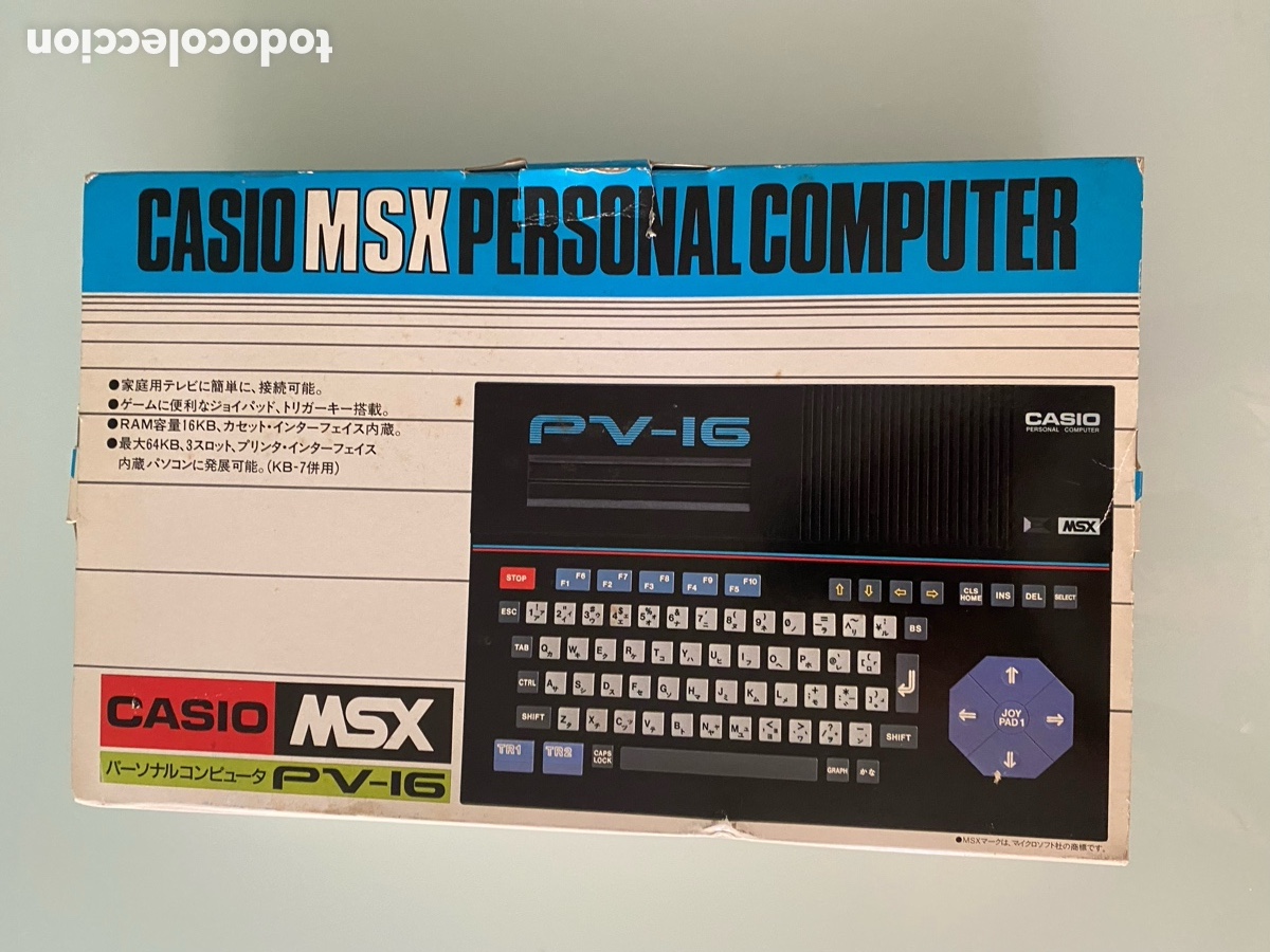 Video Games and Consoles: MSX - Casio PV - 16 Ordenador MSX - NO FUNCIONA Casio Computer Co., Ltd. - PV-16 modelo JAPONES 110V