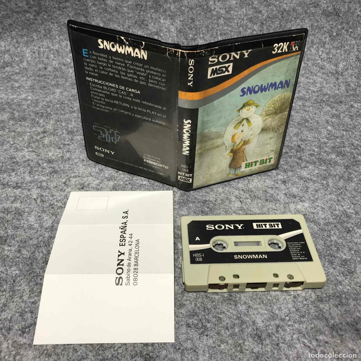 Videojuegos y consolas: SNOWMAN MSX