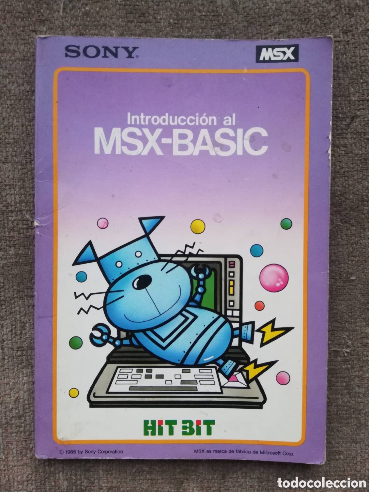 Videojuegos y consolas: Manual Introducci&oacute;n al MSX-BASIC. Sony Hit Bit 1985