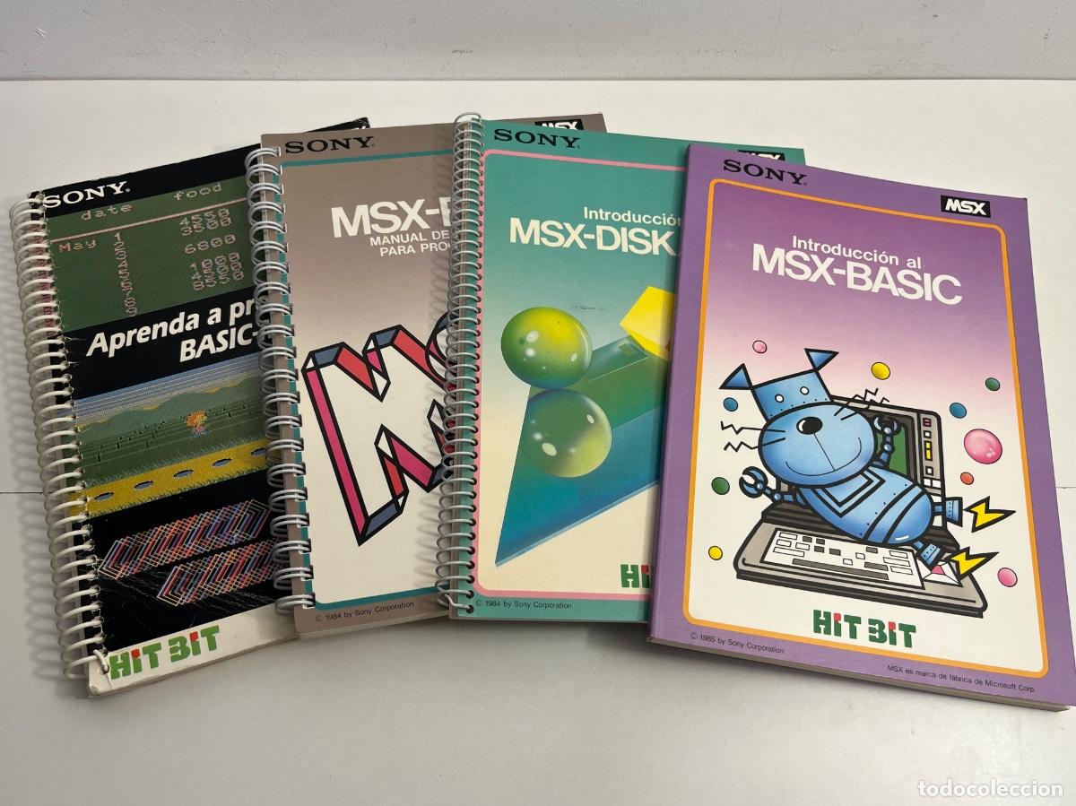 Videojuegos y consolas: Lote de 4 manuales MSX