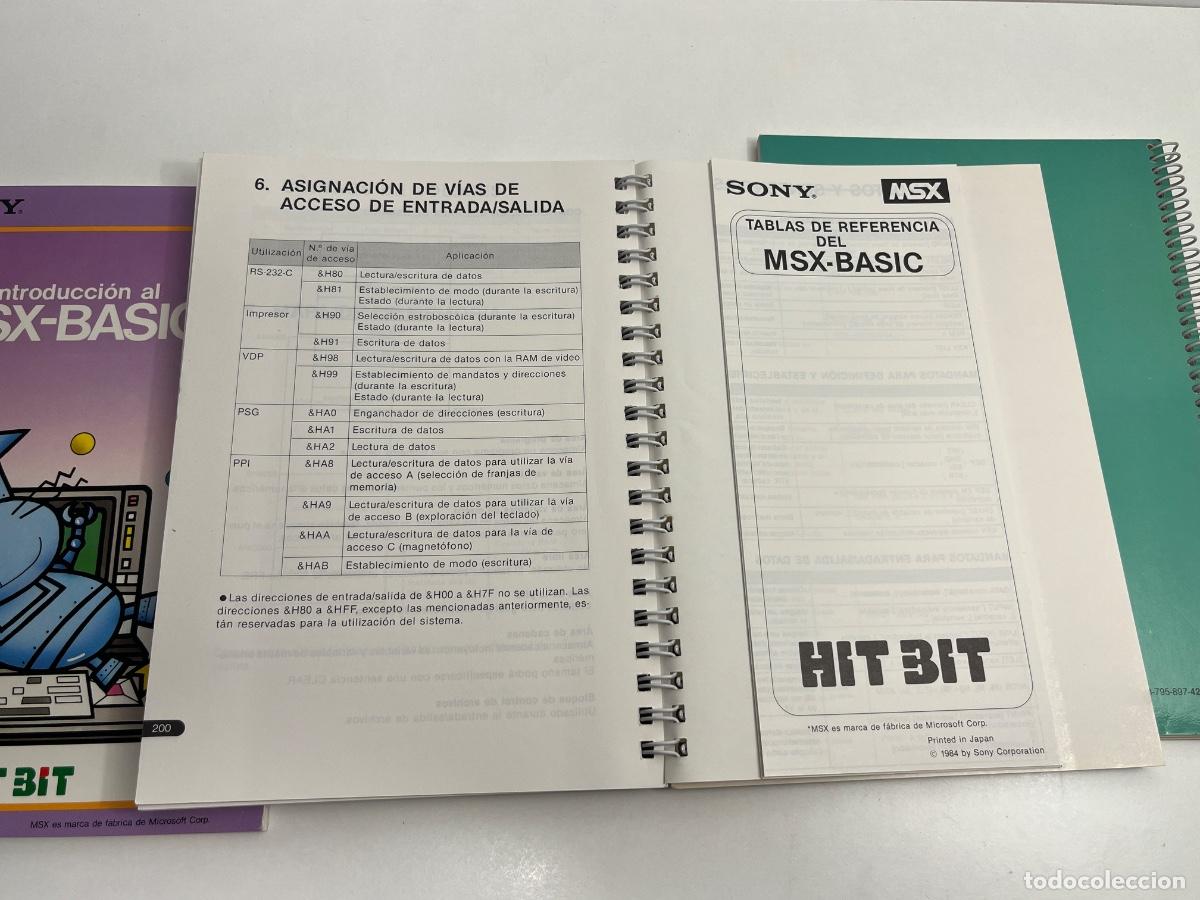 Videojuegos y consolas: Lote de 4 manuales MSX - Foto 8