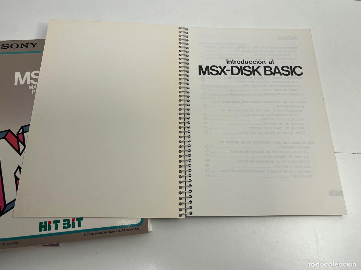Videojuegos y consolas: Lote de 4 manuales MSX - Foto 10