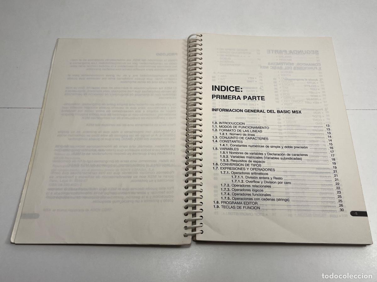 Videojuegos y consolas: Lote de 4 manuales MSX - Foto 12