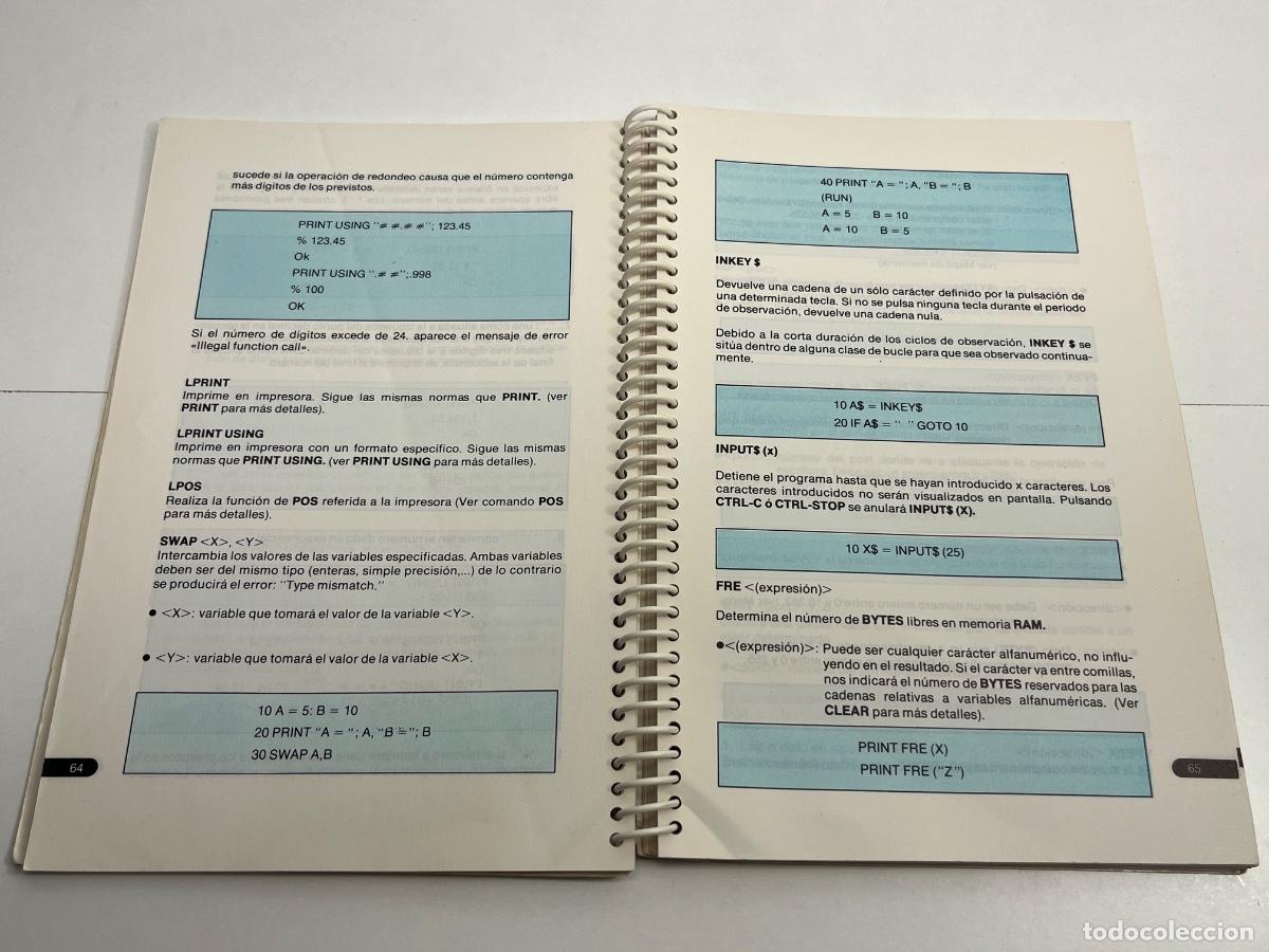 Videojuegos y consolas: Lote de 4 manuales MSX - Foto 13
