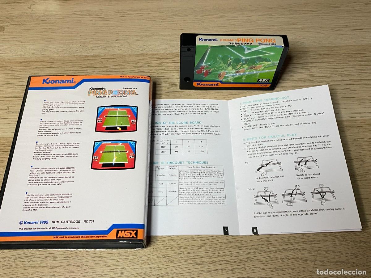 Videojuegos y consolas: MSX - Ping Pong (Konami) Verificado - Foto 2