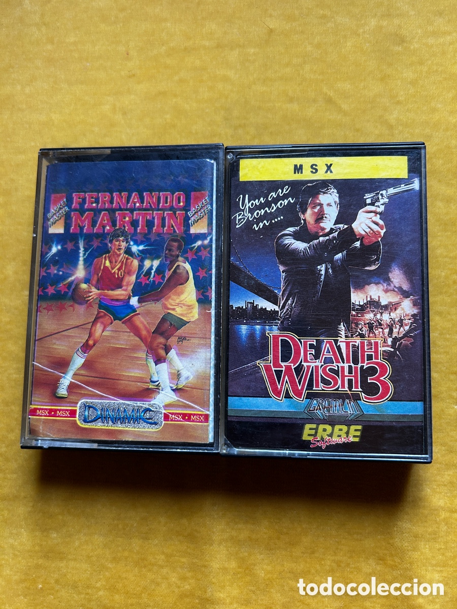 Videojuegos y consolas: Msx F. Mart&iacute;n + Death Wish 3