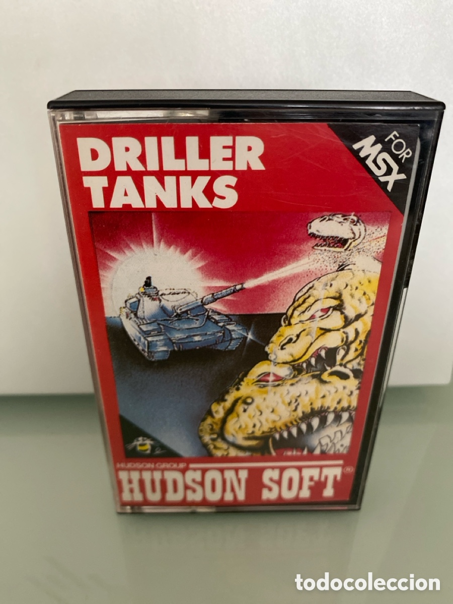 Videojuegos y consolas: MSX - Driller Tanks - HUDSON Soft) Edici&oacute;n internacional distribuida por Hudson UK