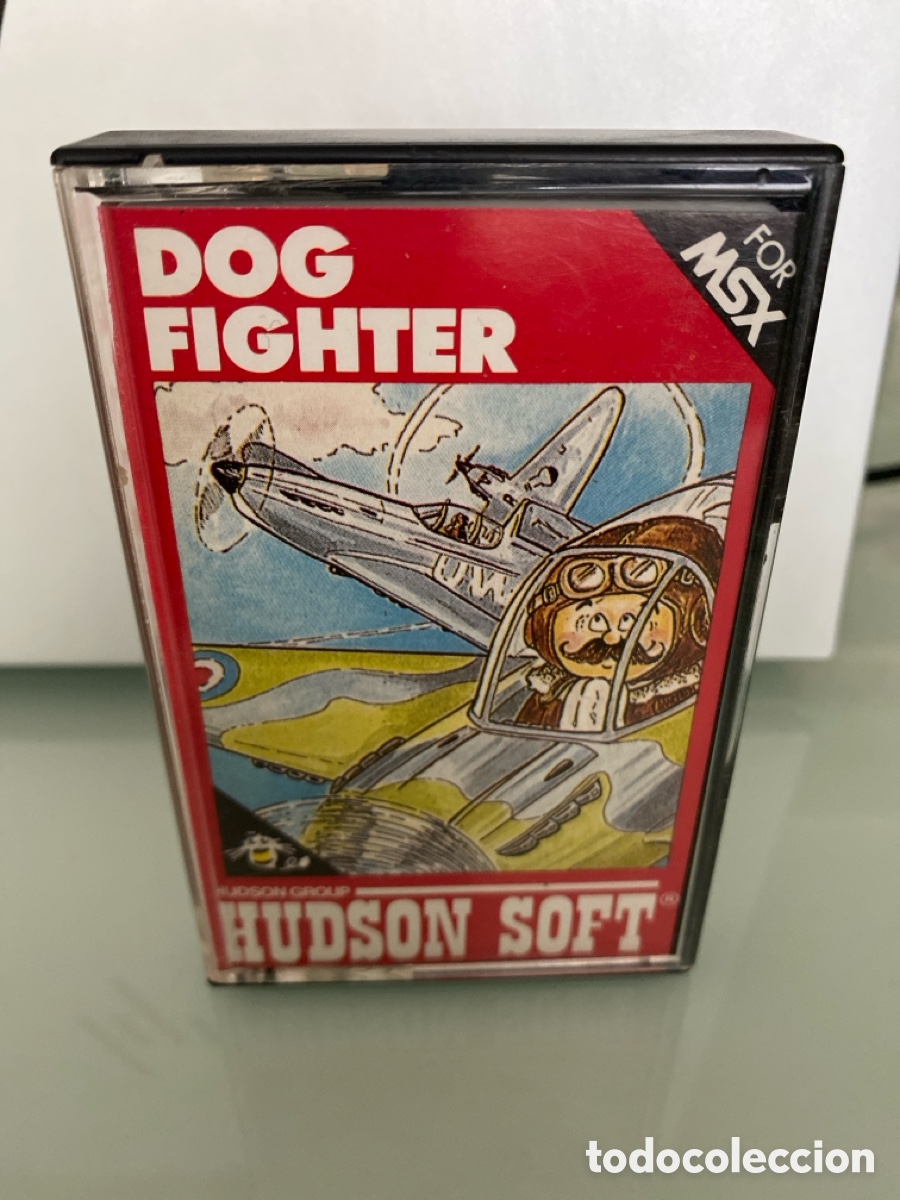 Videojuegos y consolas: MSX - Dog Fighter- HUDSON Soft) Edici&oacute;n internacional distribuida por Hudson UK