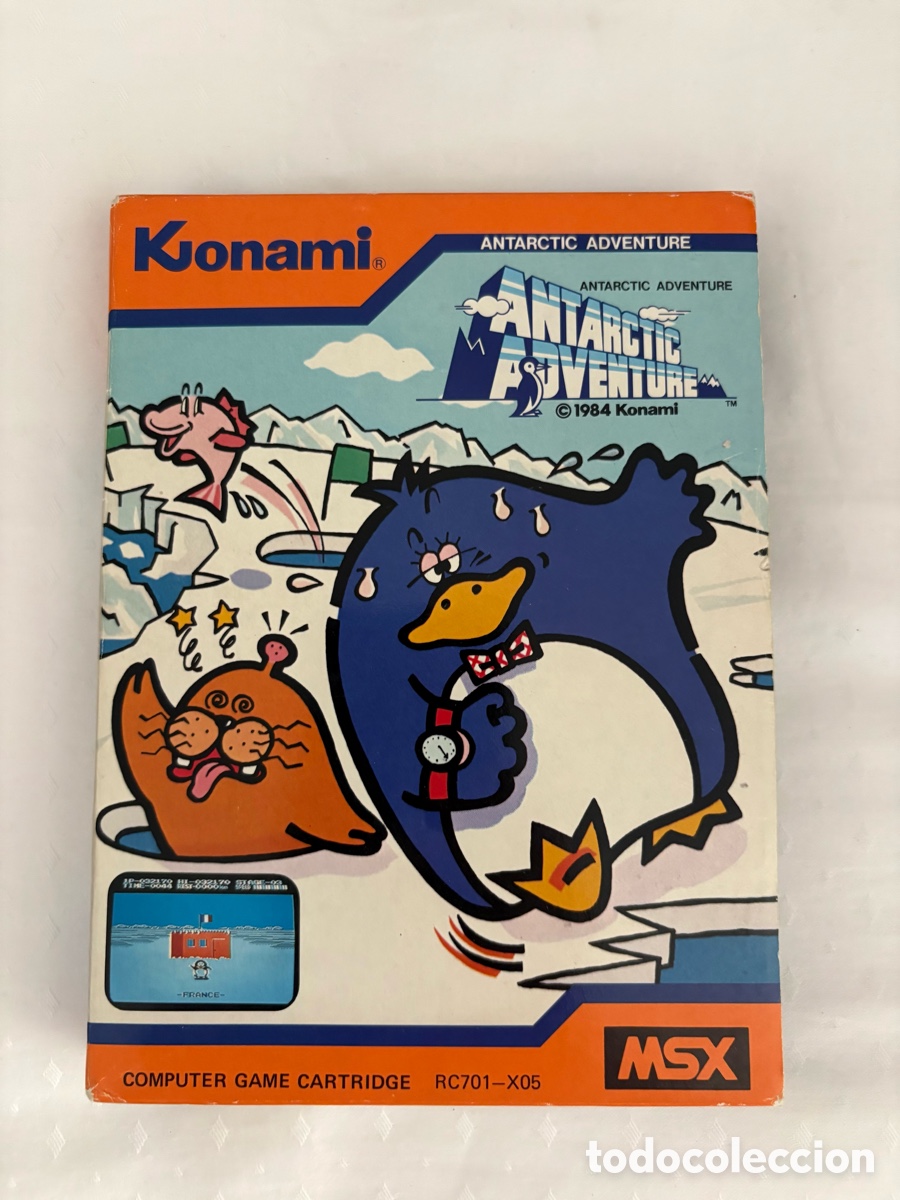 Videojuegos y consolas: ANTARCTIC ADVENTURE KONAMI MSX 1984 RC701-X05 &ndash; COMPLETO CAJA CARTUCHO MANUAL