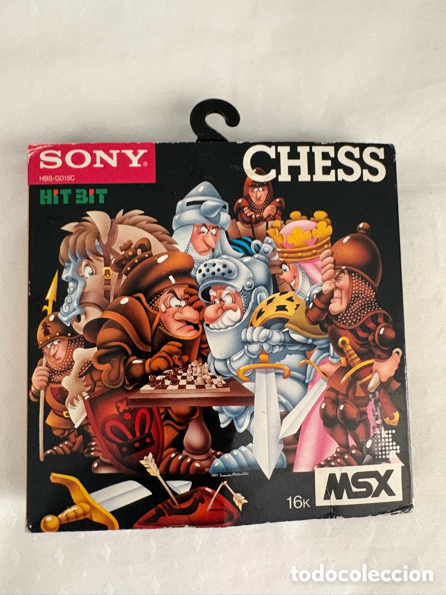 Videojuegos y consolas: SONY HIT BIT CHESS MSX HBS-G015C 16K &ndash; COMPLETO CAJA CARTUCHO MANUAL &ndash; JAPAN