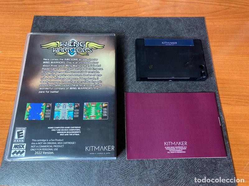 Videojuegos y consolas: MSX - Wing Warriors MSX (2022 Megarom Fixed Version) - Foto 2