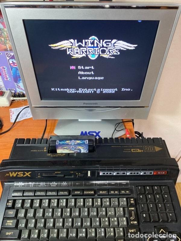 Videojuegos y consolas: MSX - Wing Warriors MSX (2022 Megarom Fixed Version) - Foto 5