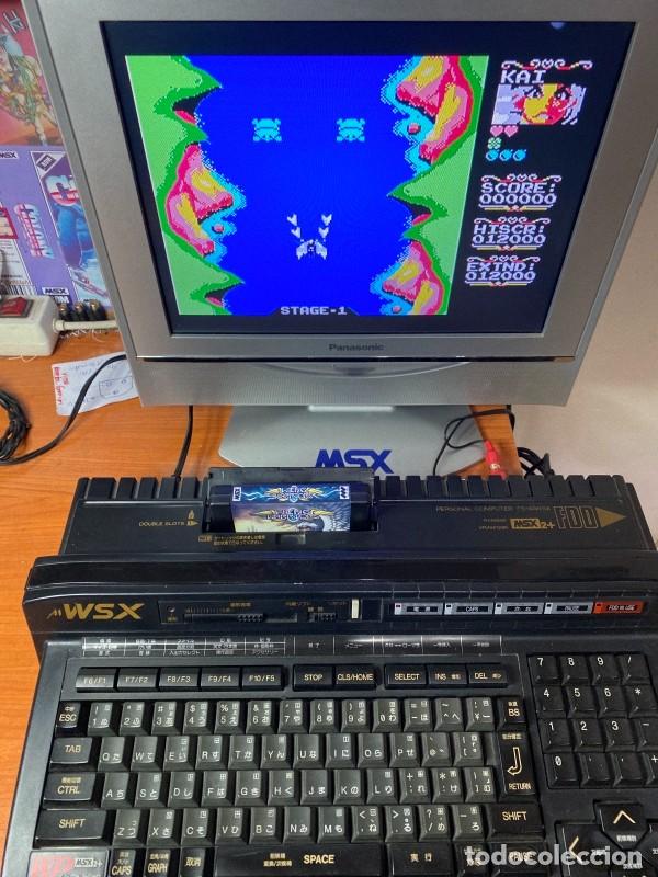 Videojuegos y consolas: MSX - Wing Warriors MSX (2022 Megarom Fixed Version) - Foto 7