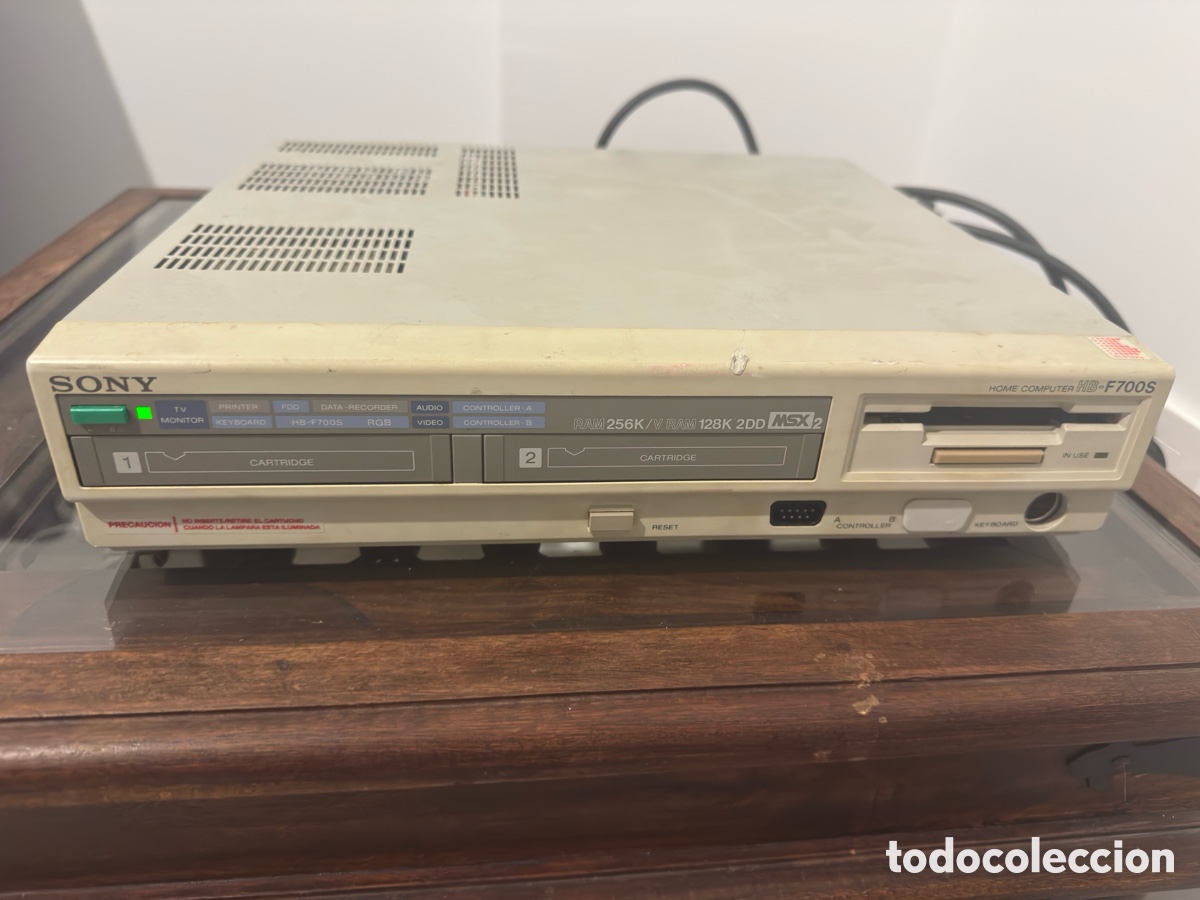 Videojuegos y consolas: Ordenador antiguo Sony MSX2 HB-F700S